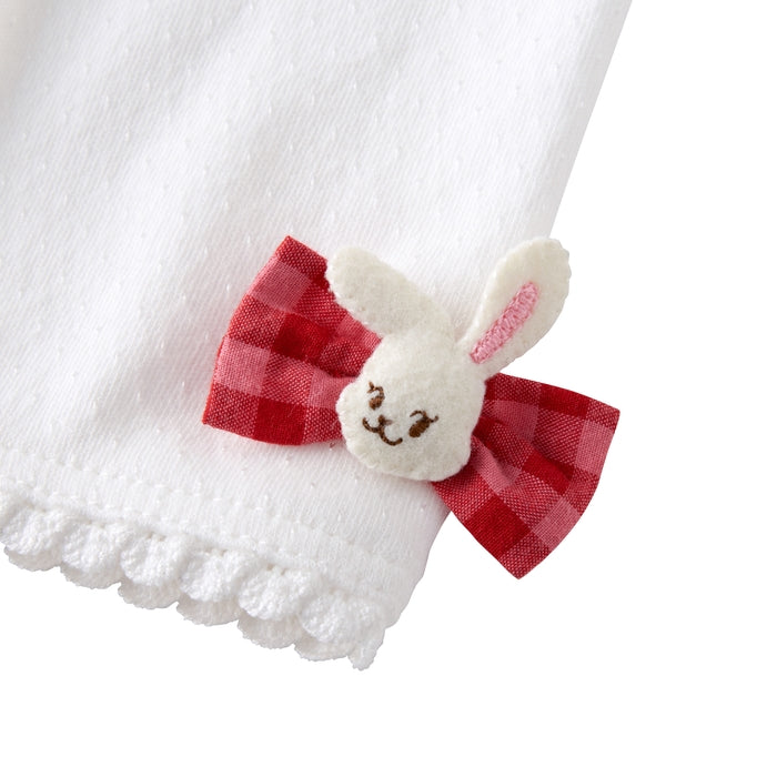 Sweet Gingham Ribbon Cropped Leggings