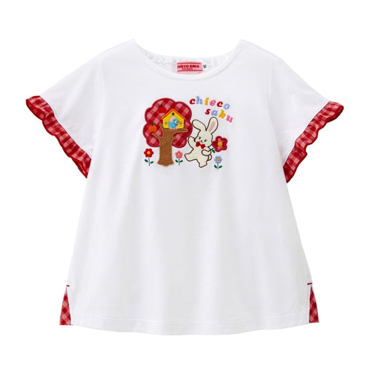 Sweet Gingham Frill Tee