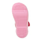 Double Raschel Mesh Sandals for Kids - Sweet Gingham Ribbon