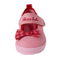 Double Raschel Mesh Sandals for Kids - Sweet Gingham Ribbon