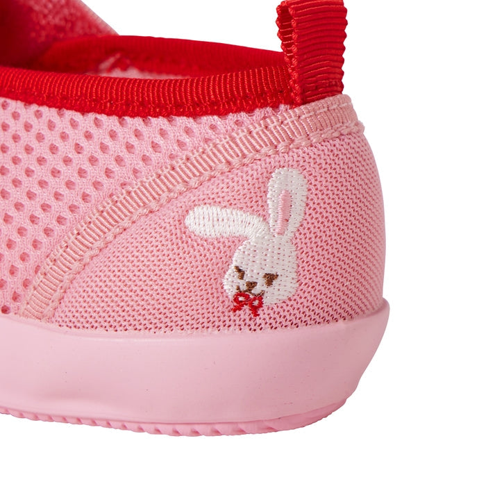 Double Raschel Mesh Sandals for Kids - Sweet Gingham Ribbon