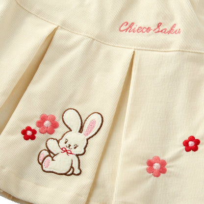 Little Charming Sketches Pleated Skirt