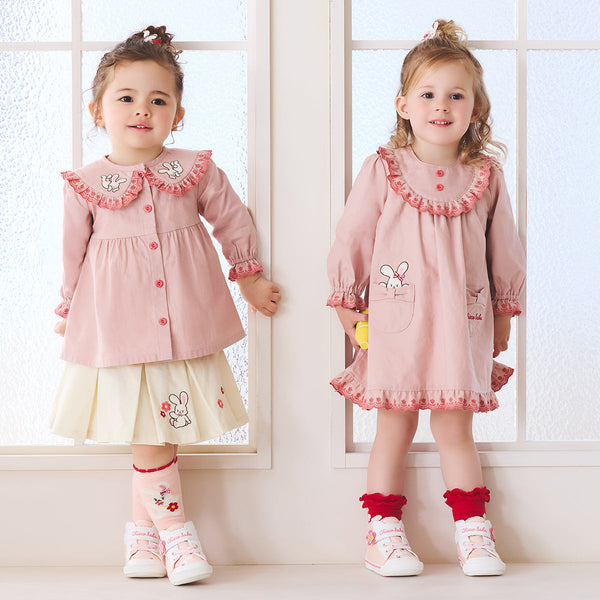 Little Charming Sketches Pleated Skirt