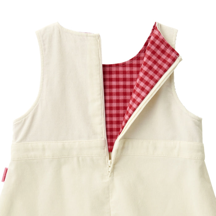 Sweet Gingham Blossom Jumper Skirt