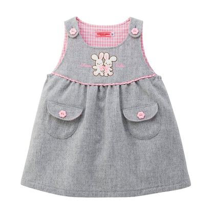 Seasonal Gray x Pink Jumper Skirt
