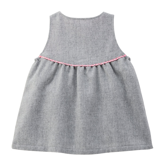Seasonal Gray x Pink Jumper Skirt