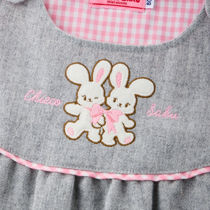 Seasonal Gray x Pink Jumper Skirt