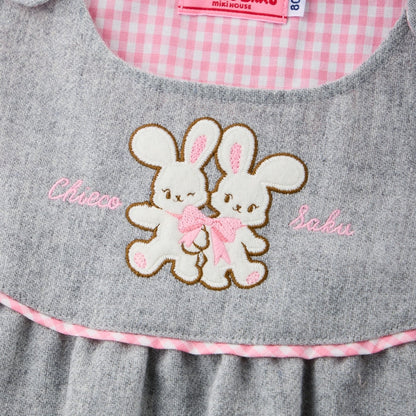 Seasonal Gray x Pink Jumper Skirt