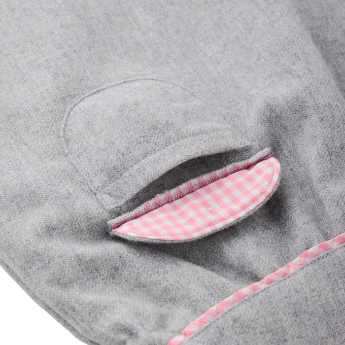 Seasonal Gray x Pink Jumper Skirt