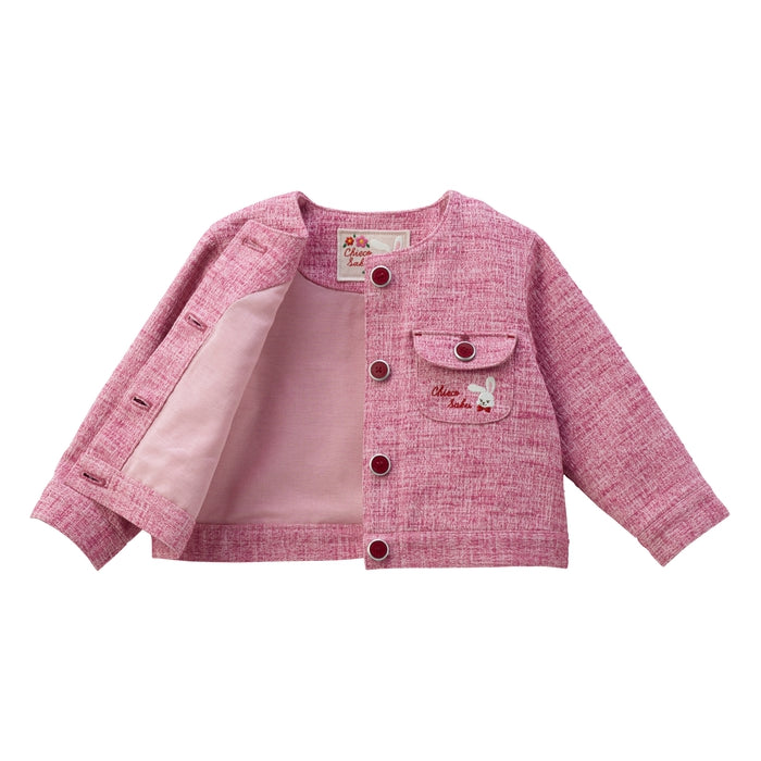 Sweet Strawberry Tweed Jacket