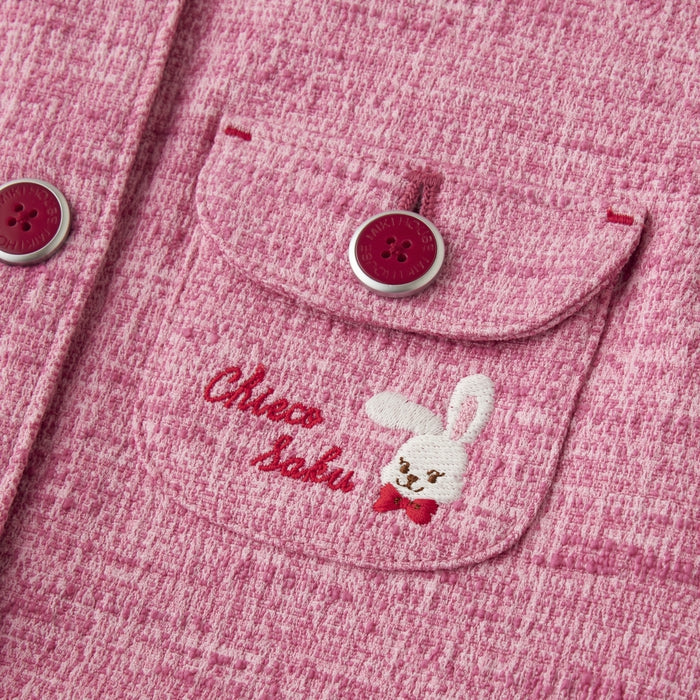 Sweet Strawberry Tweed Jacket