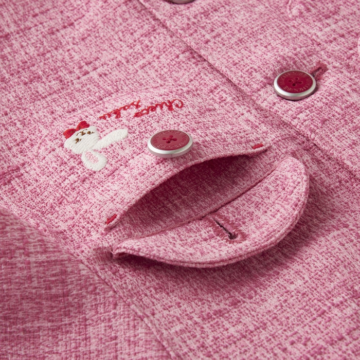 Sweet Strawberry Tweed Jacket