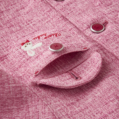 Sweet Strawberry Tweed Jacket