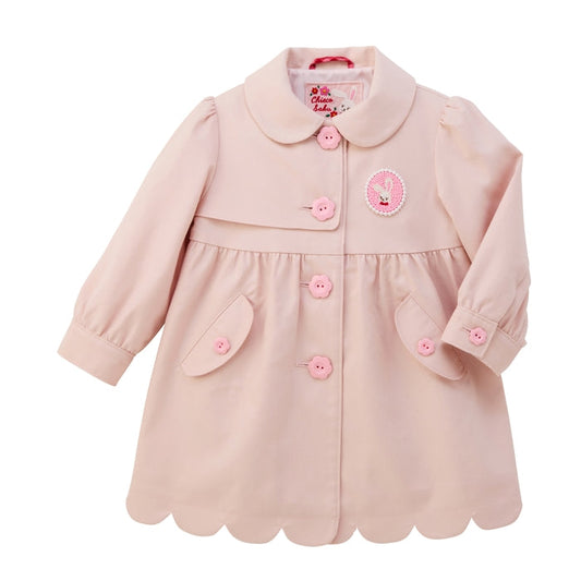 Sparkling Snow Crystal Trench Coat