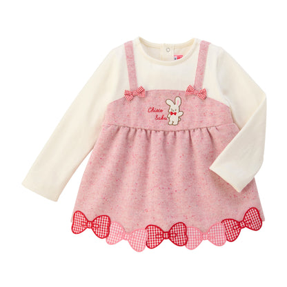 Little Charming Sketches Tweed Ribbon Tee