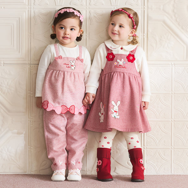 Little Charming Sketches Tweed Ribbon Tee