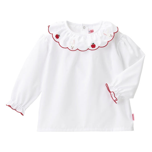 Sweet Apple Frill Collar Blouse