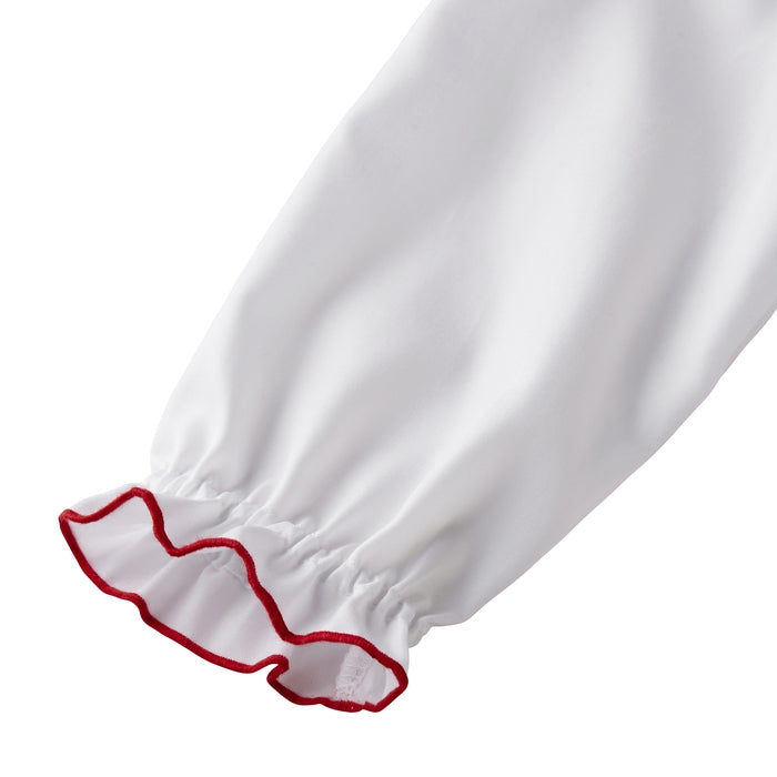 Sweet Apple Frill Collar Blouse