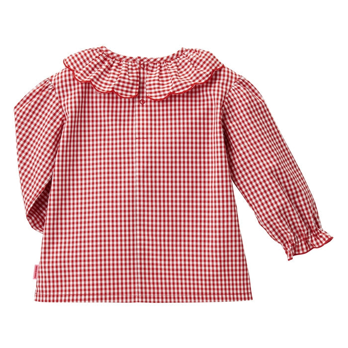 Sweet Apple Frill Collar Blouse