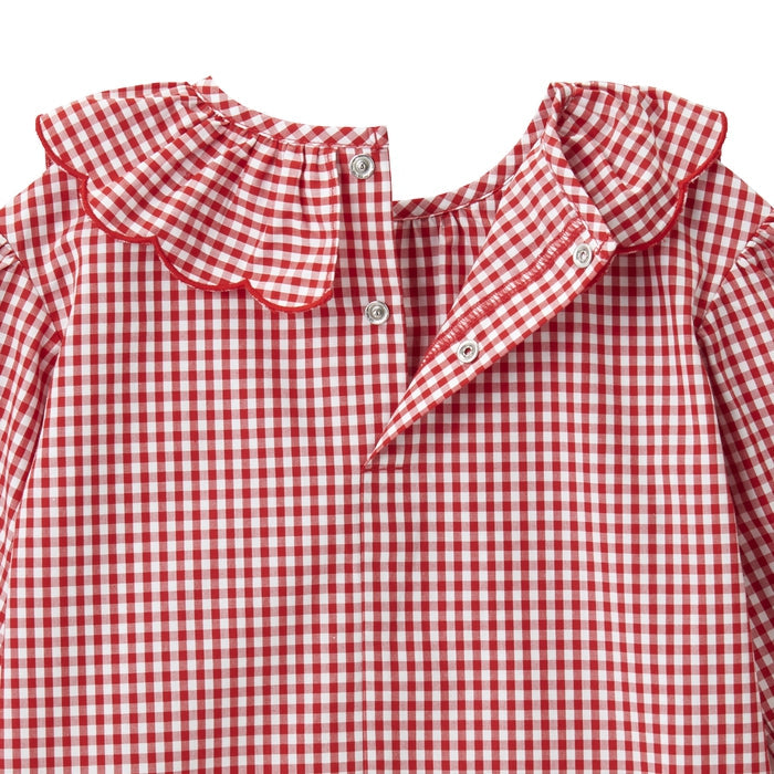 Sweet Apple Frill Collar Blouse