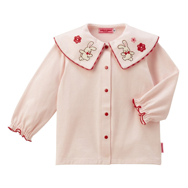 Sweet Gingham Collar Blouse