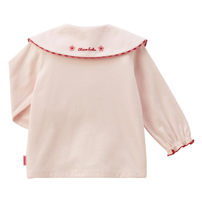 Sweet Gingham Collar Blouse