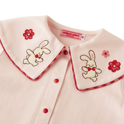 Sweet Gingham Collar Blouse