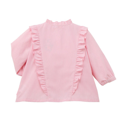 Sparkling Snow Crystal Frill Blouse