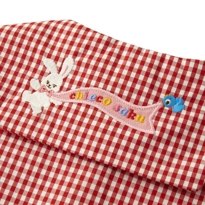 Sweet Gingham Ribbon Blouse