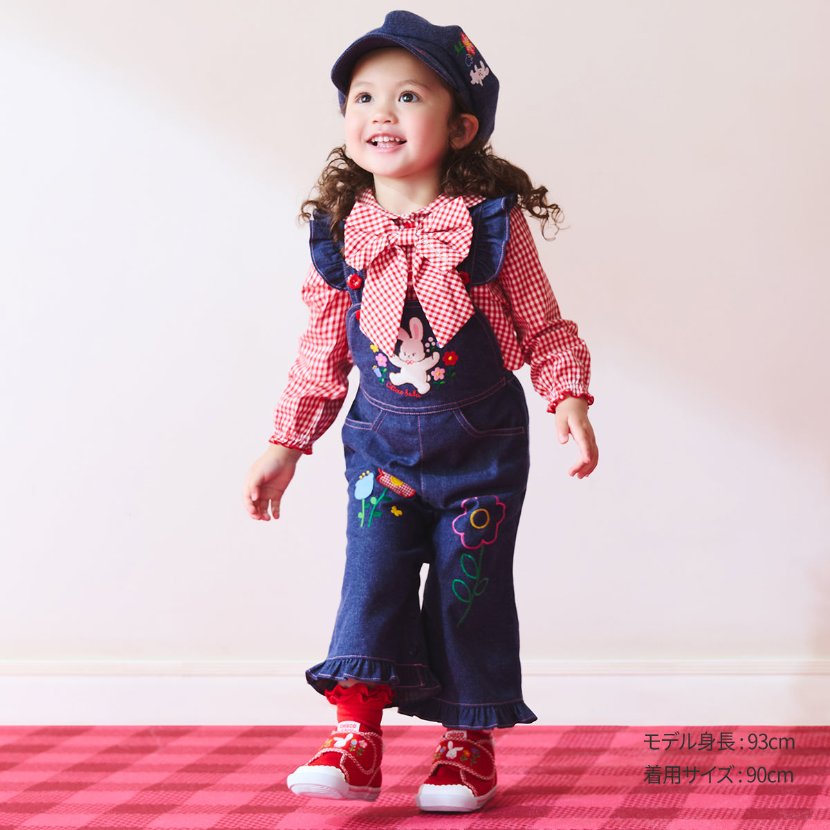 Sweet Gingham Ribbon Blouse