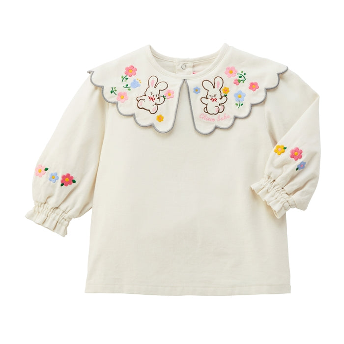 Seasonal Gray x Pink Blouse