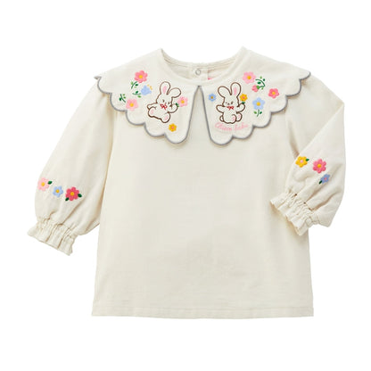 Seasonal Gray x Pink Blouse