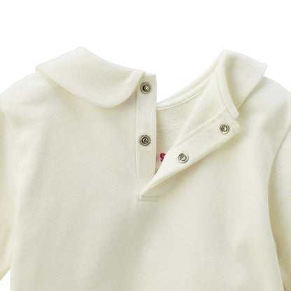 Sweet Tweed Ribbon Collar Sweatshirt