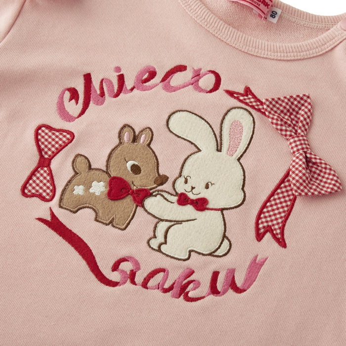 Sweet Gingham Ribbon Sweatshirt
