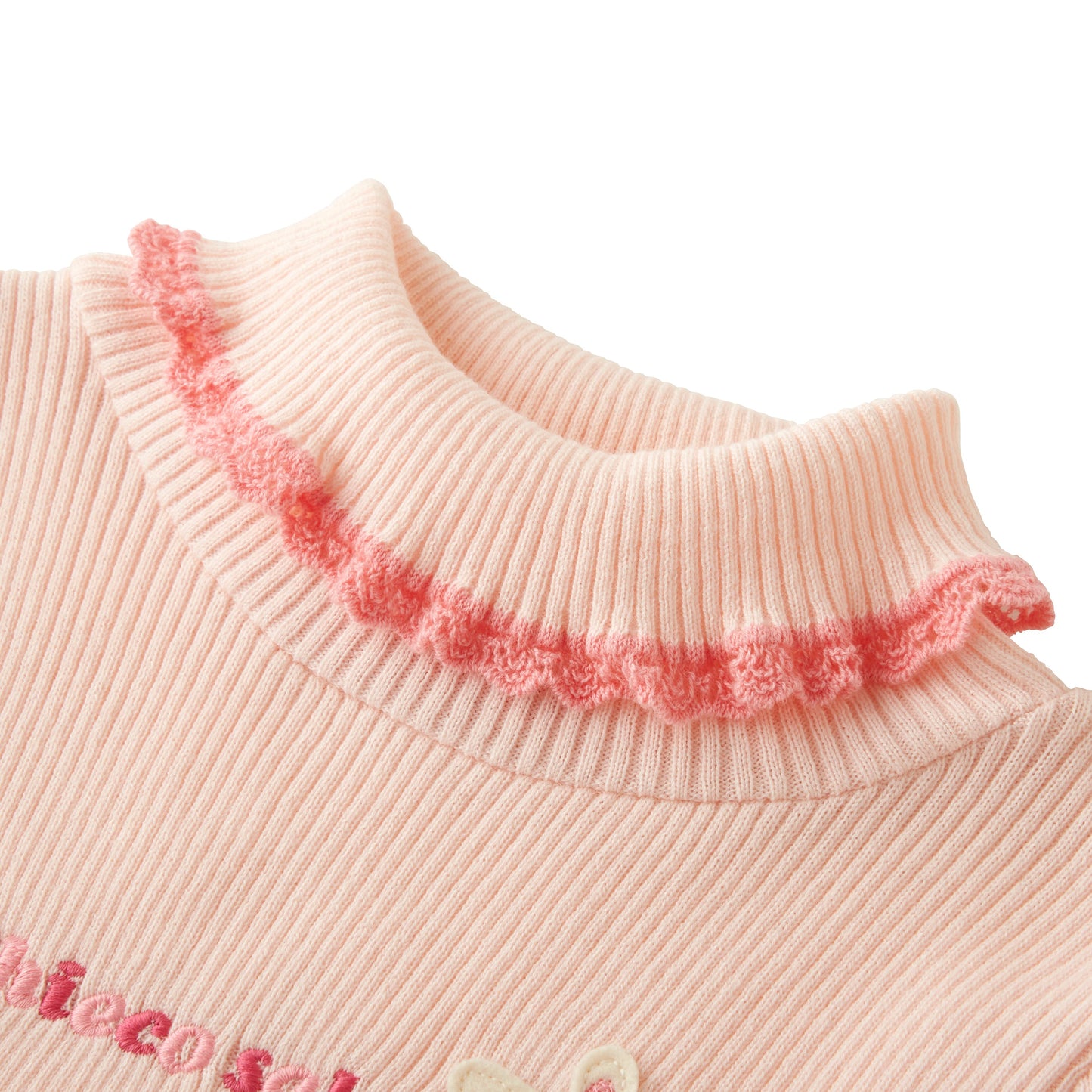 Lace-Loved Turtleneck Sweater