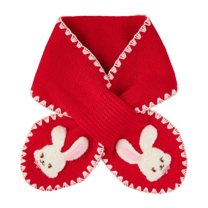 Red Knit Storybook Scarf