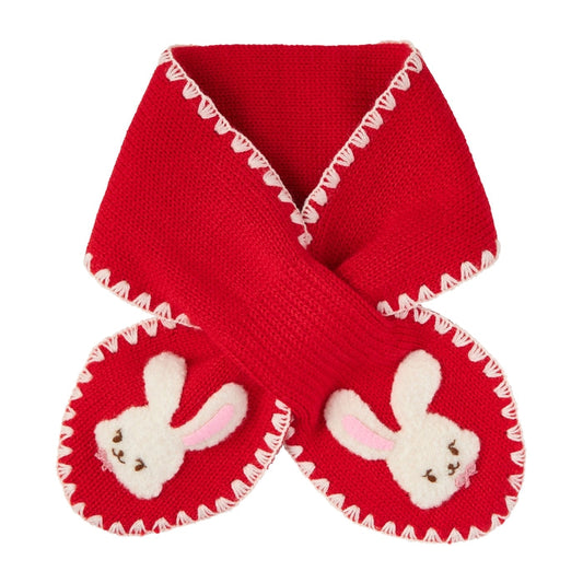 Red Knit Storybook Scarf