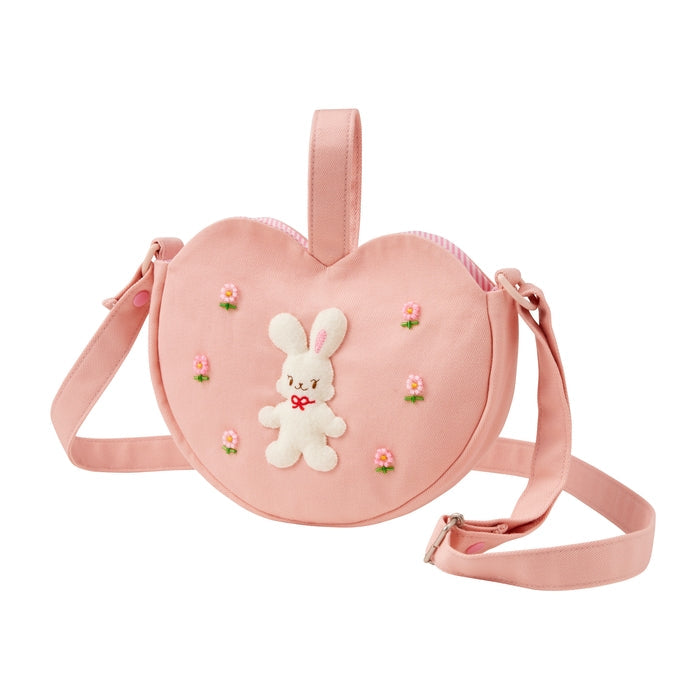 Sparkling Snow Crystal Heart Bag