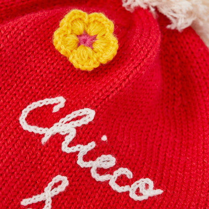 Sweet Scalloped Pom-Pom Beanie