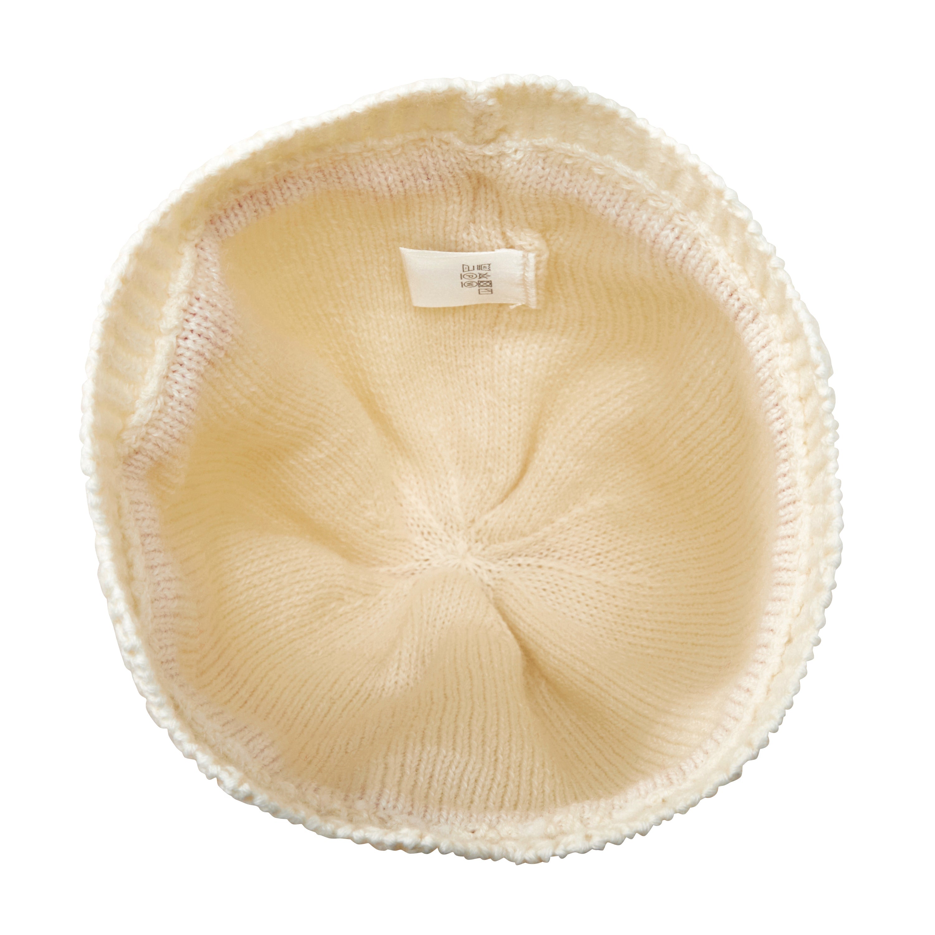 Sweet Scalloped Pom-Pom Beanie