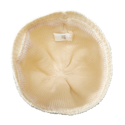 Sweet Scalloped Pom-Pom Beanie