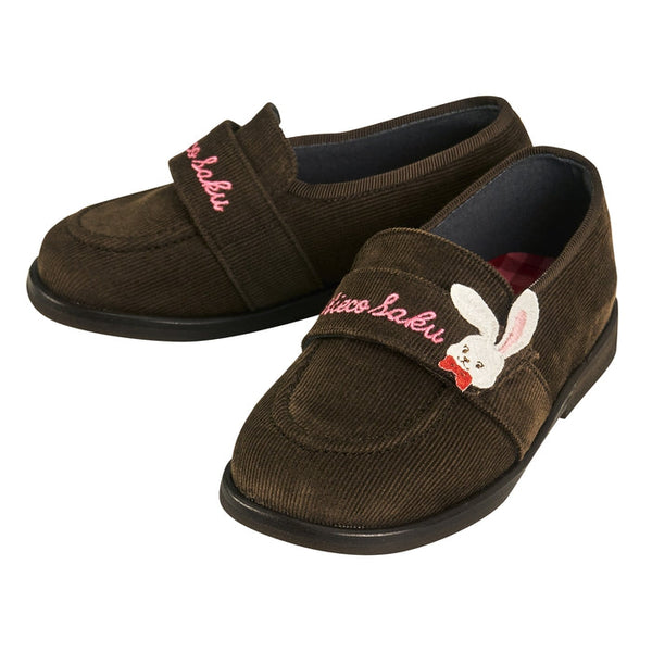 Sweet Logo Corduroy Loafers