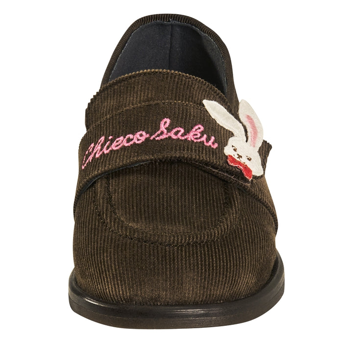Sweet Logo Corduroy Loafers