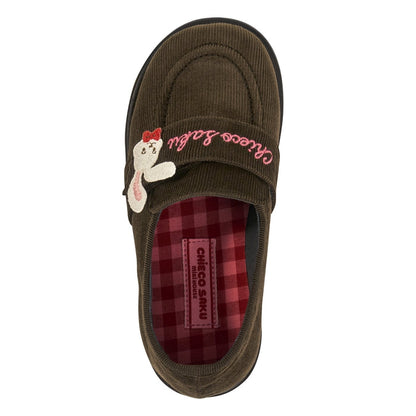 Sweet Logo Corduroy Loafers