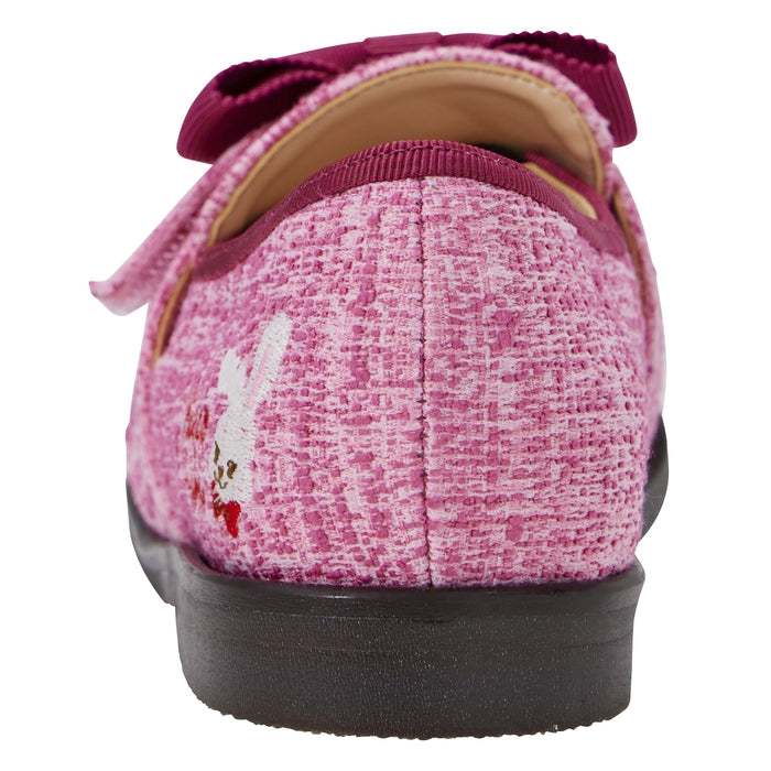 Sweet Strawberry Tweed Loafers