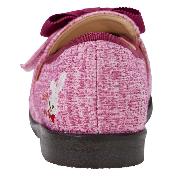 Sweet Strawberry Tweed Loafers