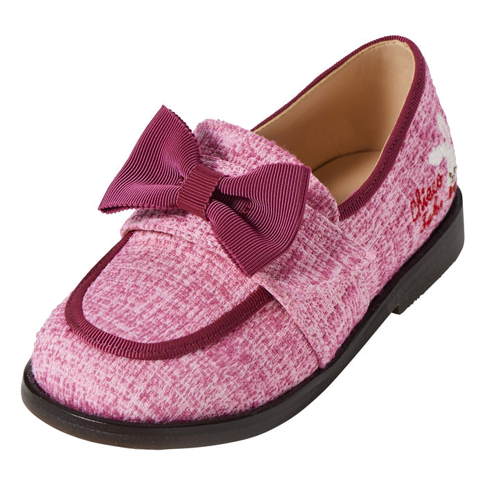 Sweet Strawberry Tweed Loafers