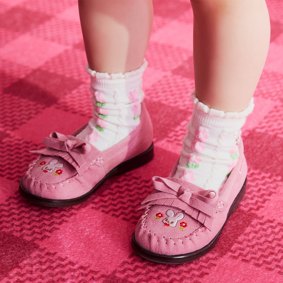Sparkling Snow Crystal Moccasin Shoes