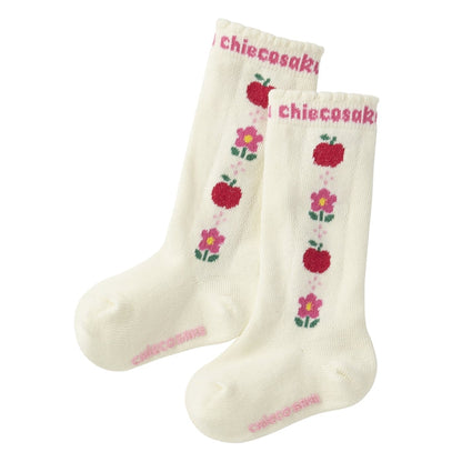 Sweet Apple Logo High Socks