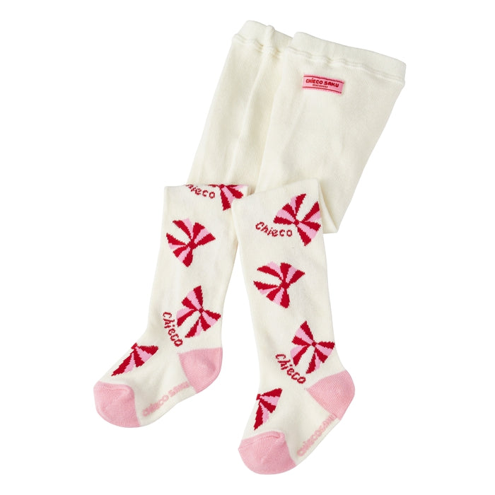 Sweet Ribbon Logo Knit Tights